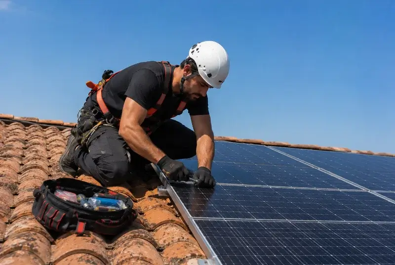 Maintenance et monitoring de panneaux solaires à Eslourenties-Daban