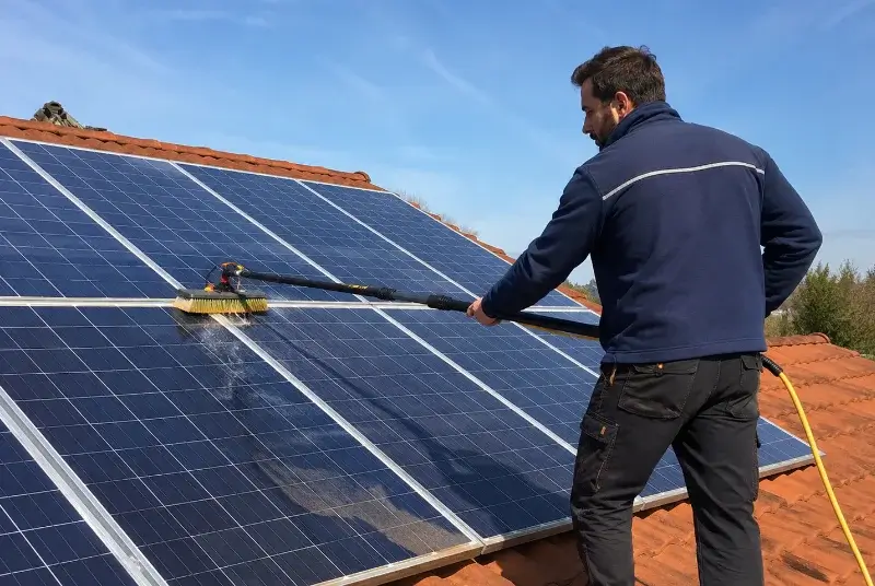 Nettoyage et entretien de panneaux solaires à Eslourenties-Daban